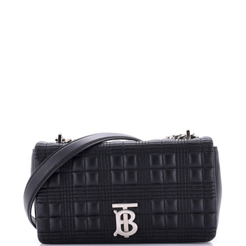 Burberry Lola Shoulder Bag Quilted Lambskin Small