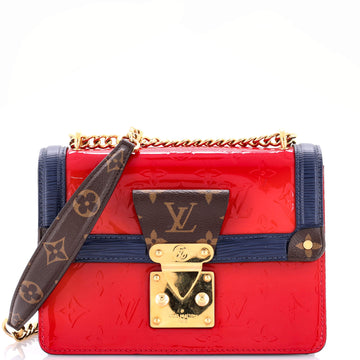 Louis Vuitton Wynwood Handbag Monogram Vernis with Monogram Canvas and Epi Leather