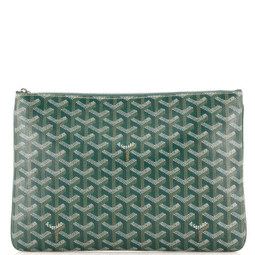 Goyard Senat Zip Pouch Coated Canvas MM