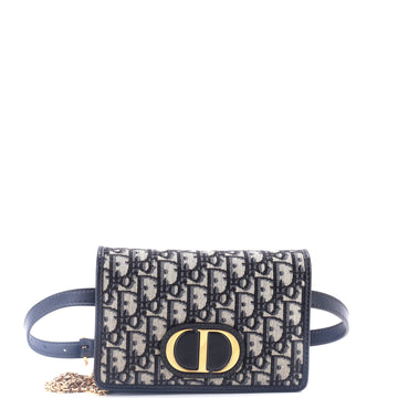 Christian Dior 30 Montaigne 2-in-1 Pouch Oblique Canvas