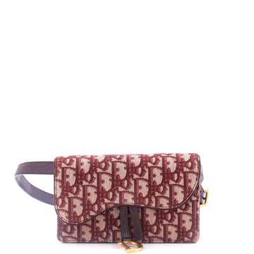 Christian Dior Saddle Rectangular Belt Bag Oblique Canvas