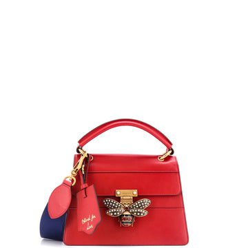 Gucci Queen Margaret Top Handle Bag Leather Small