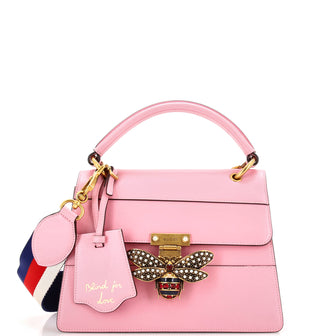 Gucci Queen Margaret Top Handle Bag Leather Small