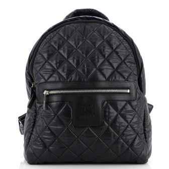 Chanel Coco Cocoon Backpack Quilted Nylon Large