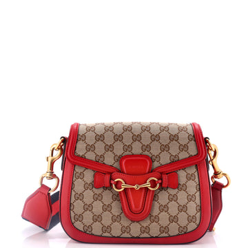 Gucci Lady Web Shoulder Bag GG Canvas Medium