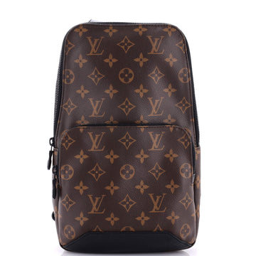 Louis Vuitton Avenue Sling Bag Macassar Monogram Canvas