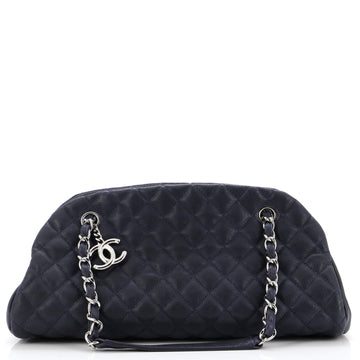 Chanel Just Mademoiselle Bag Quilted Caviar Medium