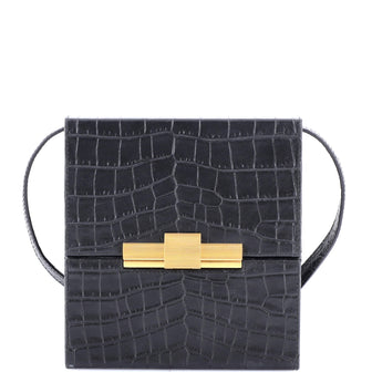 Bottega Veneta Daisey Bag Crocodile Embossed Leather