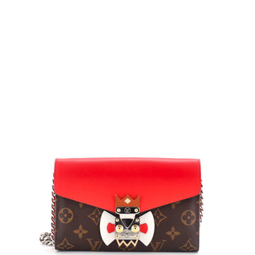 Louis Vuitton Tribal Mask Chain Wallet Monogram Canvas and Leather