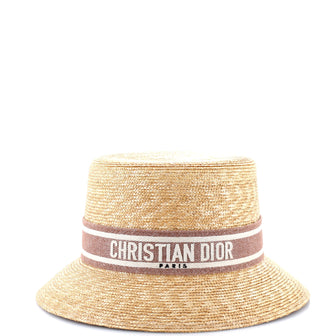 Christian Dior Dioresort Brim Hat Straw