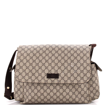Gucci Diaper Bag GG Coated Canvas