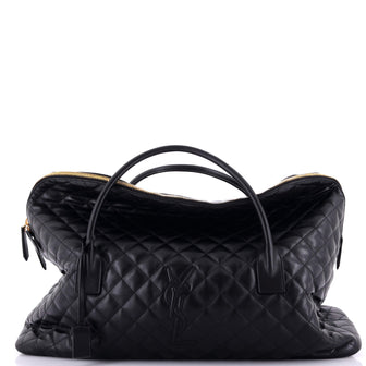 Saint Laurent ES Giant Travel Bag Quilted Leather