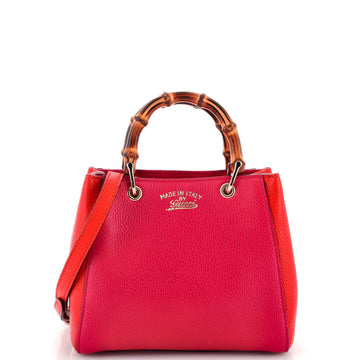 Gucci Bamboo Shopper Tote Leather Mini