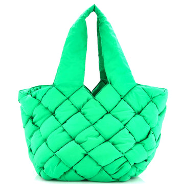 Bottega Veneta Cassette Paper Tote Intrecciato Nylon