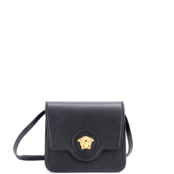 Versace La Medusa Flap Shoulder Bag Leather Small