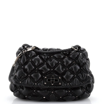 Valentino Garavani SpikeMe Flap Bag Quilted Leather Medium