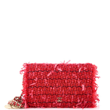 Chanel Wallet on Chain Fringe Tweed