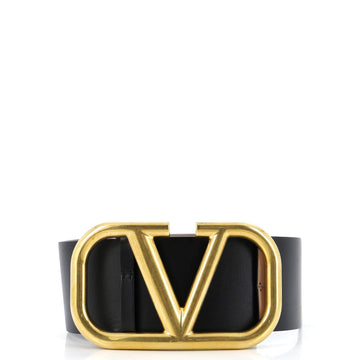 Valentino Garavani VLogo Belt Leather Extra Wide