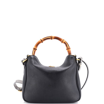 Gucci Diana NM Bamboo Shoulder Bag Leather Small