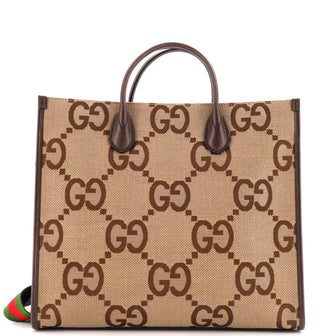 Gucci Convertible Tote Jumbo GG Canvas Large