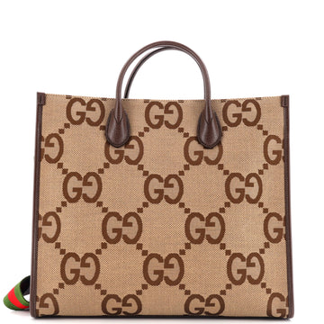 Gucci Convertible Tote Jumbo GG Canvas Large