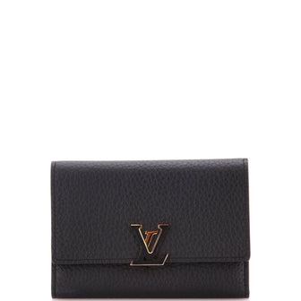 Louis Vuitton Capucines Wallet Leather Compact