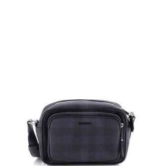Burberry Paddy Crossbody Bag Check E-Canvas Small