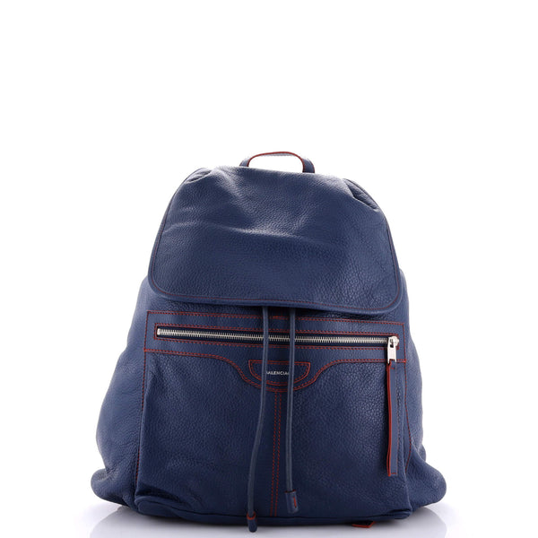 balenciaga zip traveler backpack Balenciaga Expandable Classic Zip Traveler Backpack Leather Medium 300294