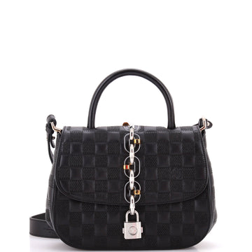 Louis Vuitton Chain It Handbag Damier Matel PM