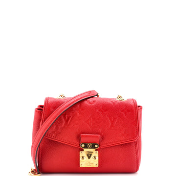Louis Vuitton Saint Germain Handbag Monogram Empreinte Leather BB