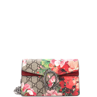 Gucci Dionysus Bag Blooms Print GG Coated Canvas Super Mini