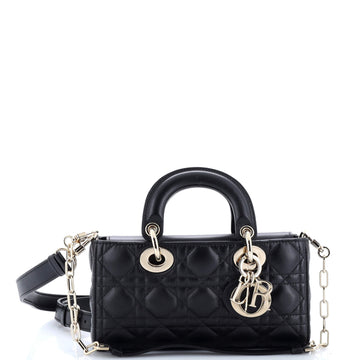 Christian Dior Lady D-Joy Bag Cannage Quilt Lambskin Small