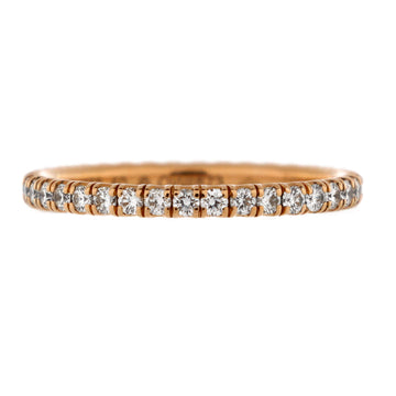 Cartier Etincelle de Cartier Eternity Wedding Band Ring 18K Rose Gold and Diamonds 1.5mm