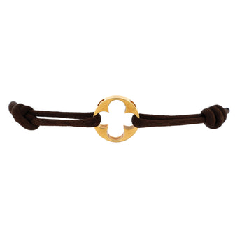 Louis Vuitton Empreinte Bracelet Silk Cord with 18K Yellow Gold