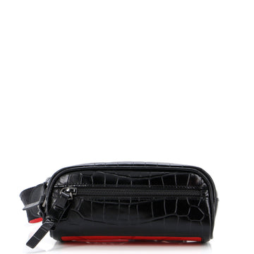 Christian Louboutin Blaster Waist Bag Alligator Embossed Calfskin