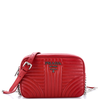Prada Camera Bag Diagramme Quilted Leather Small