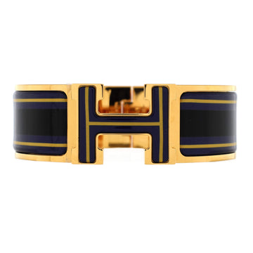 Hermes Clic Clac H Bracelet Printed Enamel Wide
