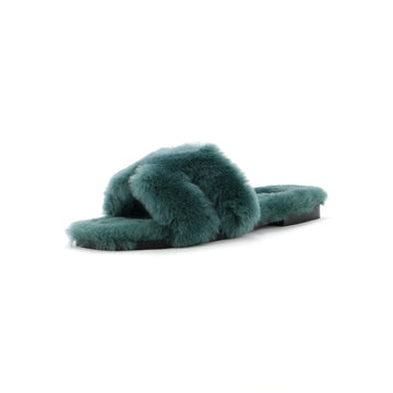 Hermes Women's Oran Sandals Shearling