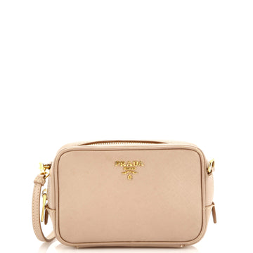 Prada Zip Crossbody Bag Saffiano Leather Small