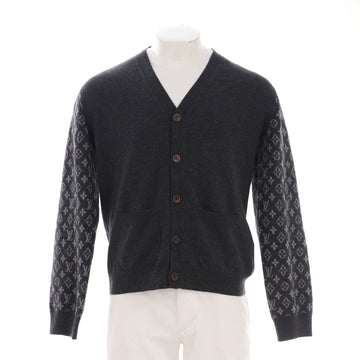 Louis Vuitton Men's V-Neck Cardigan Monogram Wool and Cashmere Blend