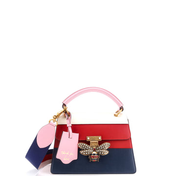 Gucci Queen Margaret Top Handle Bag Colorblock Leather Small