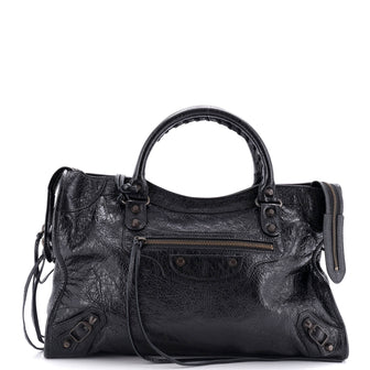 Balenciaga City Classic Studs Bag Leather Medium