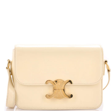 Celine Triomphe Shoulder Bag Smooth Calfskin Teen