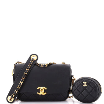 Chanel Multi Pouching Flap Bag with Coin Purse Quilted Calfskin