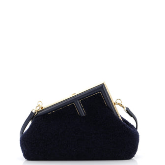 Fendi First Bag Shearling Small