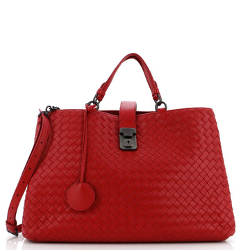 Bottega Veneta Roma Bag Intrecciato Nappa Medium