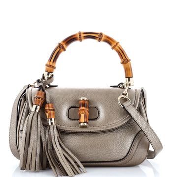 Gucci New Bamboo 1921 Top Handle Bag Leather Medium