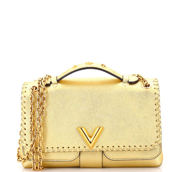 Louis Vuitton Very Chain Bag Whipstitch Leather