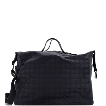 Chanel Travel Line Duffle Bag Nylon Large