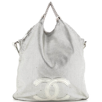 Chanel Rodeo Drive Hobo Perforated Leather Large